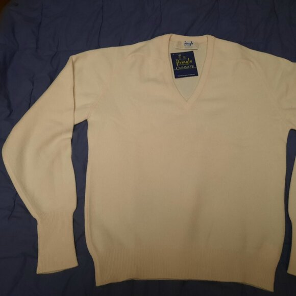 Handsome Gentleman's Pringle NWT thick Cashmere Sweater made in Scotland - Picture 4 of 8